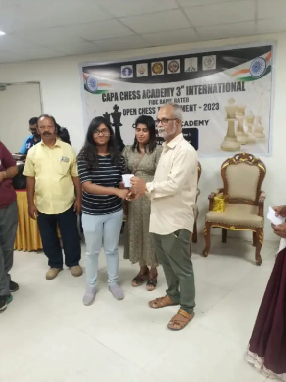 CAPA CHESS ACADEMY 3RD INTERNATIONAL FIDE RAPID RATING OPEN CHESS TOURNAMENT 2023